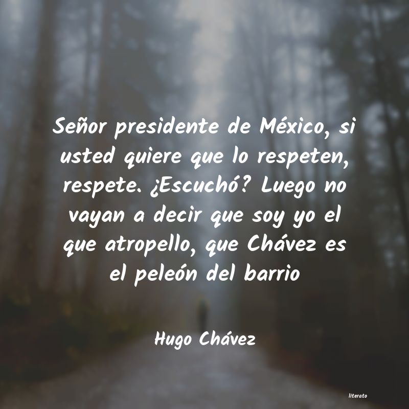 Frases de Hugo Chávez