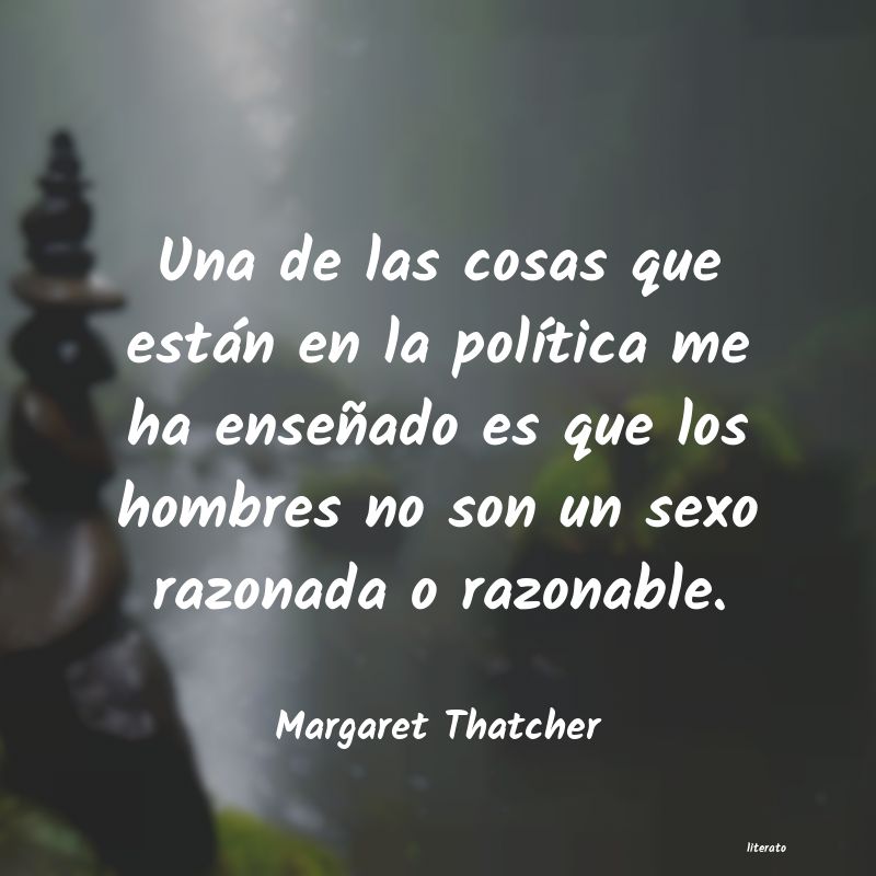 frases de Margaret Thatcher