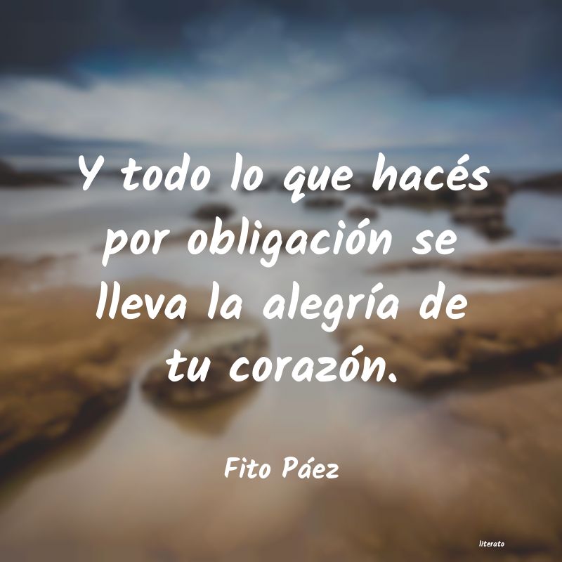 Frases de Fito Páez