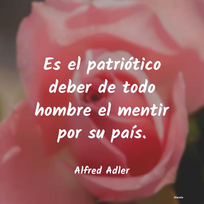 Frases de Alfred Adler