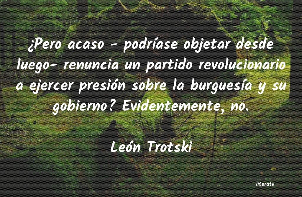 Frases de León Trotski