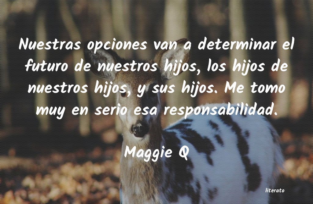 frases de Maggie Q
