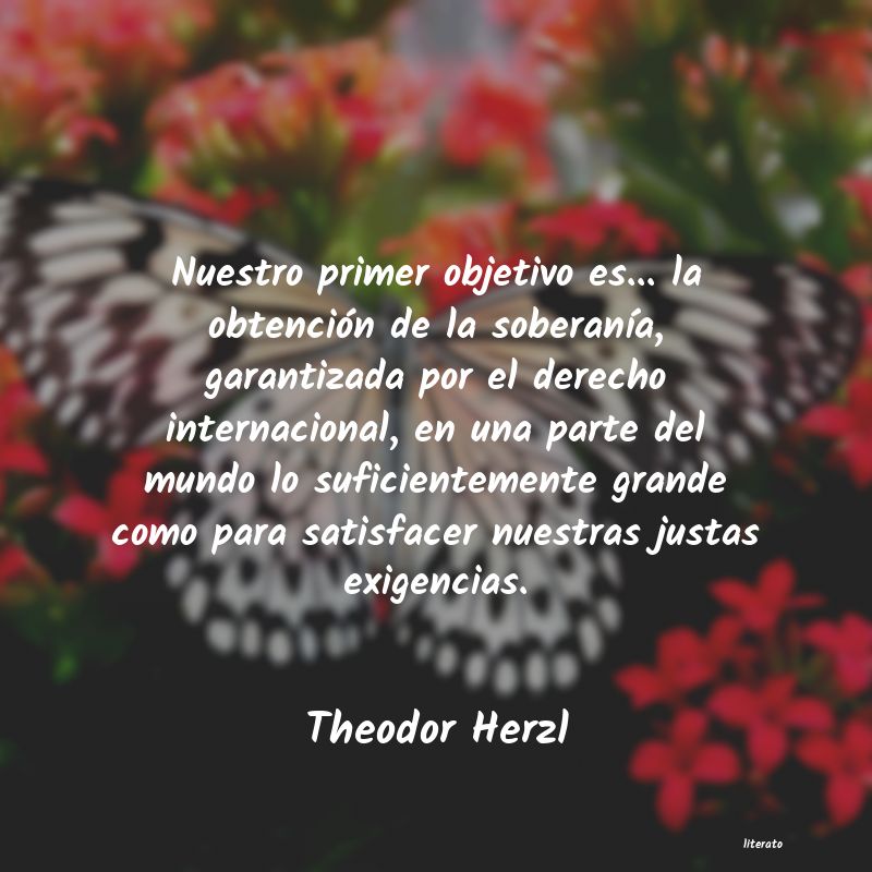 Frases de Theodor Herzl