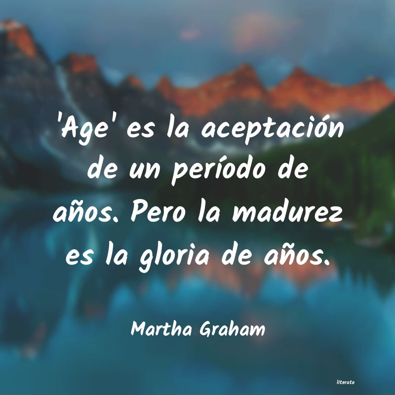 Frases de Martha Graham