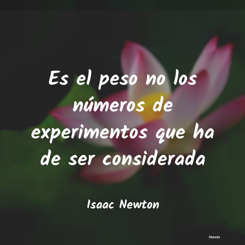 Frases de Isaac Newton