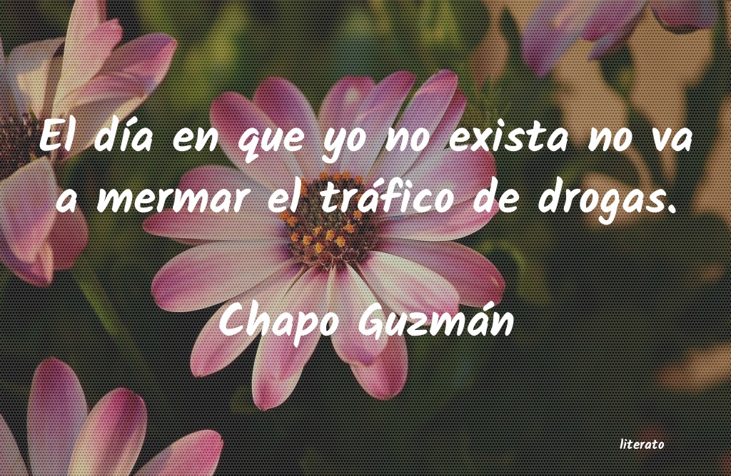 frases de Chapo Guzmán