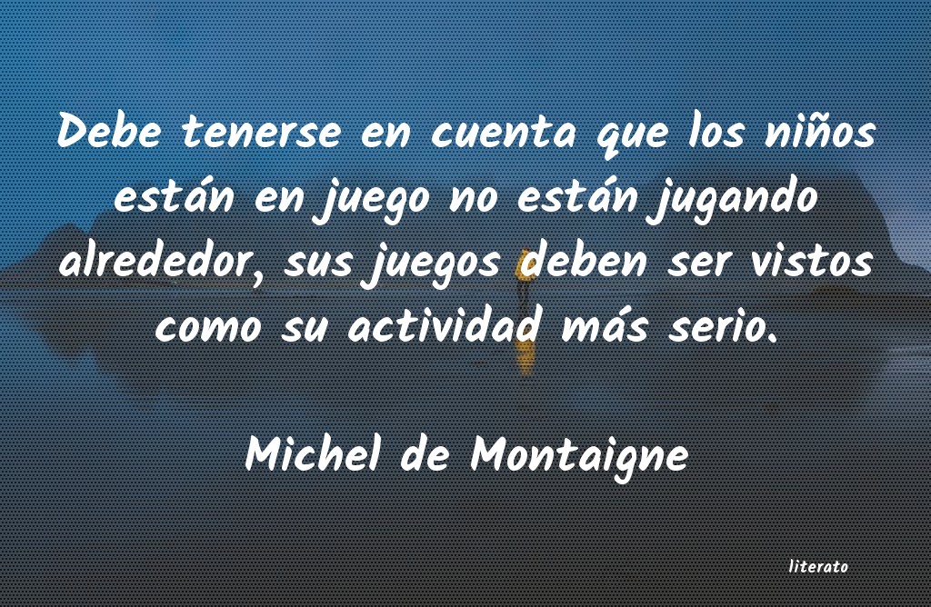 frases de Michel de Montaigne