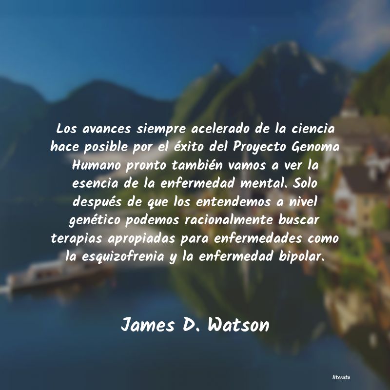 Frases de James D. Watson