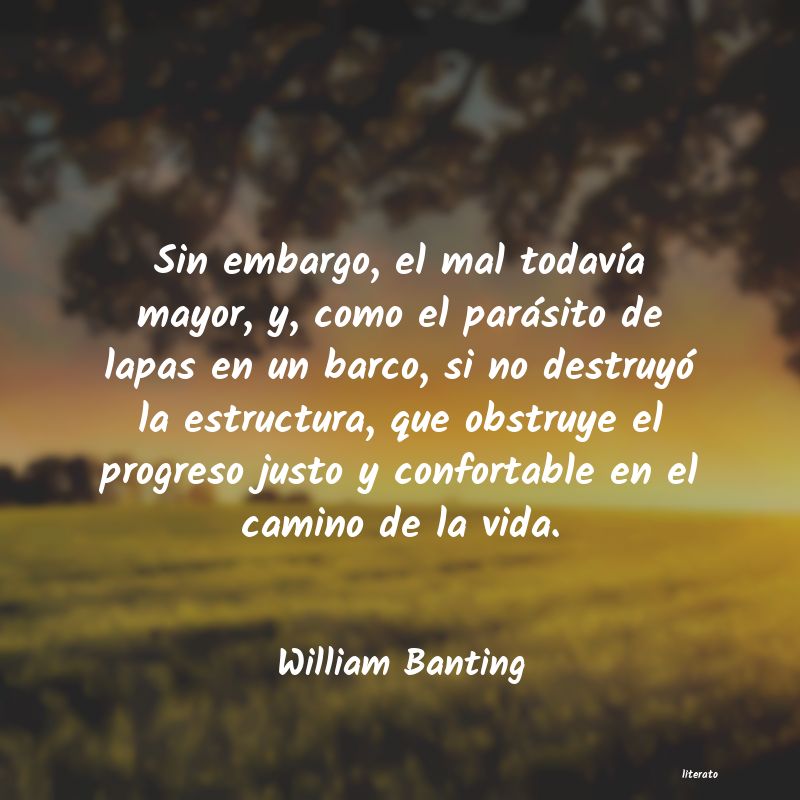 Frases de William Banting