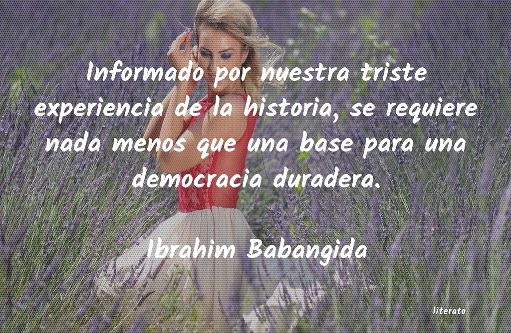 frases de Ibrahim Babangida