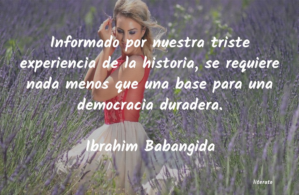 Frases de Ibrahim Babangida