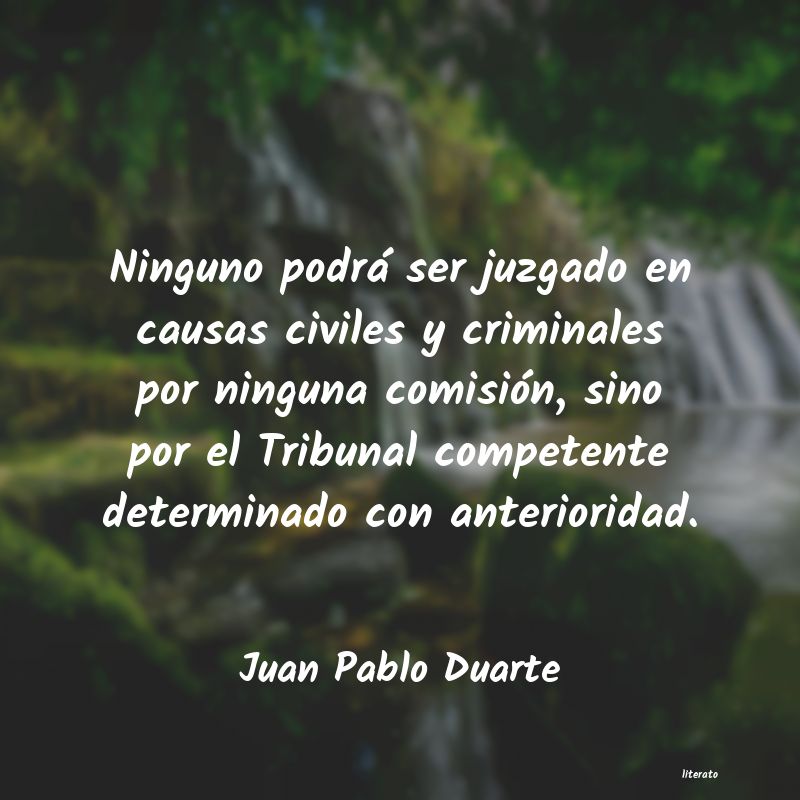 pensamiento de duarte