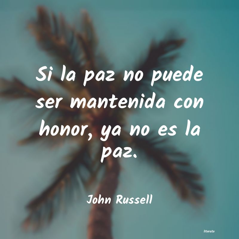 Frases de John Russell