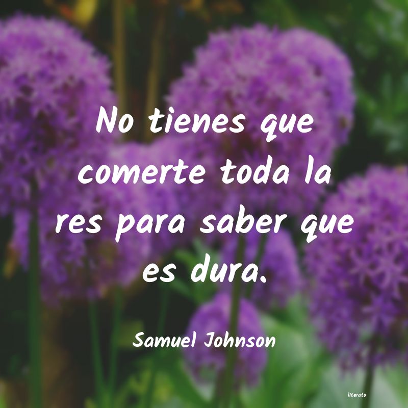 frases de Samuel Johnson