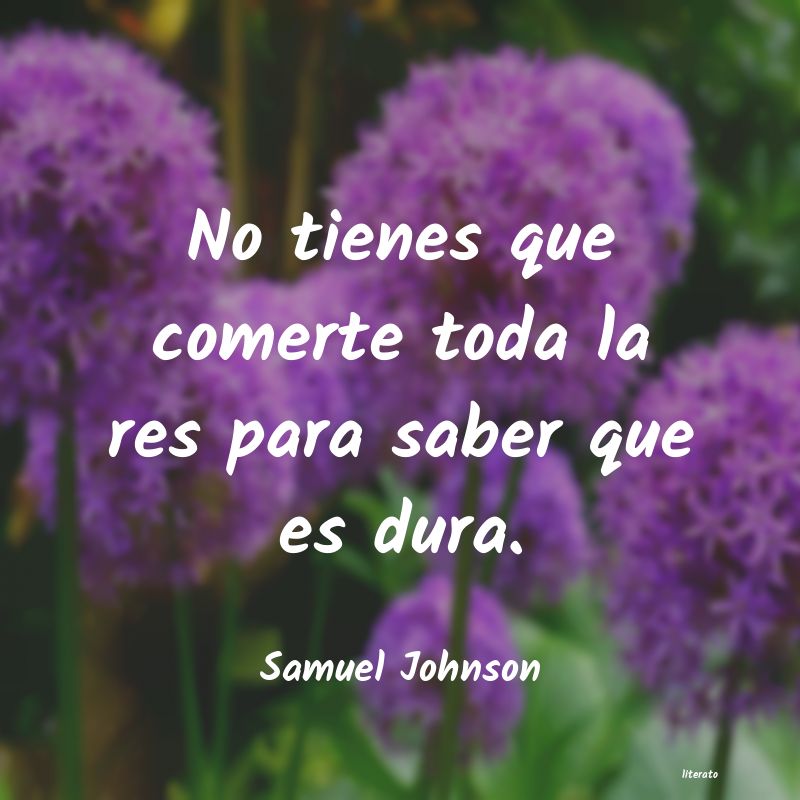 Frases de Samuel Johnson