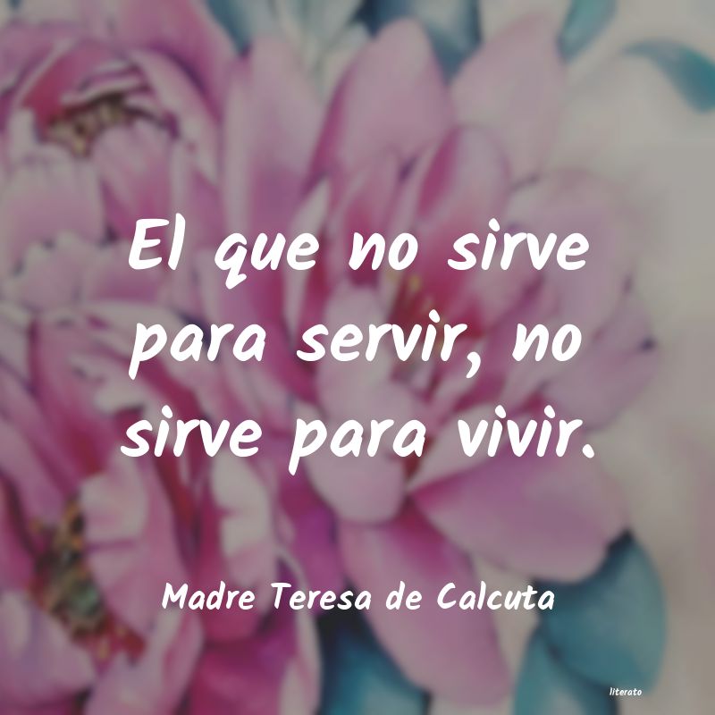 Frases de Madre Teresa de Calcuta