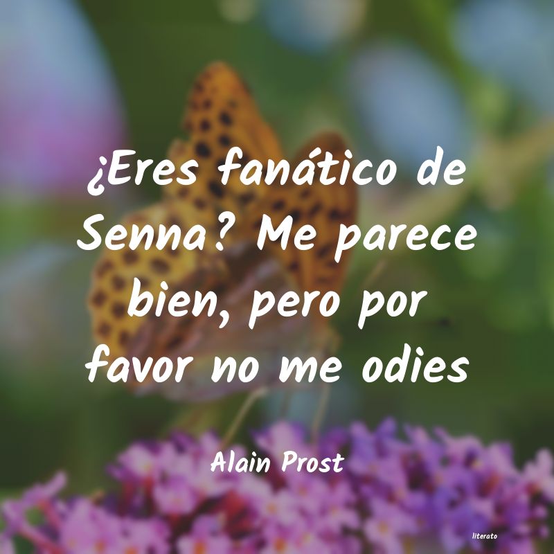 frases de Alain Prost