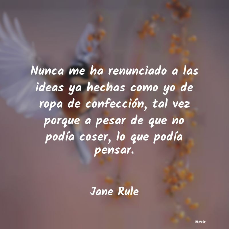 Frases de Jane Rule