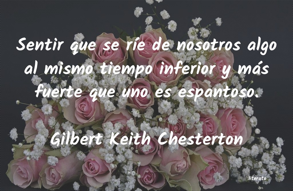 Frases de Gilbert Keith Chesterton