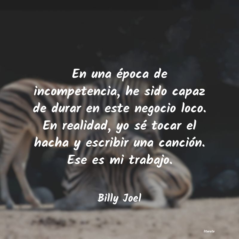frases de Billy Joel