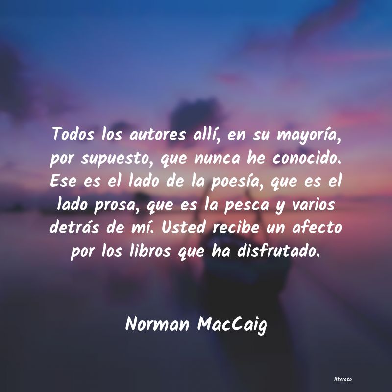 frases de Norman MacCaig