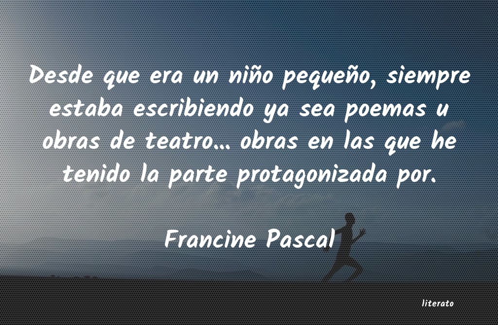 Frases de Francine Pascal