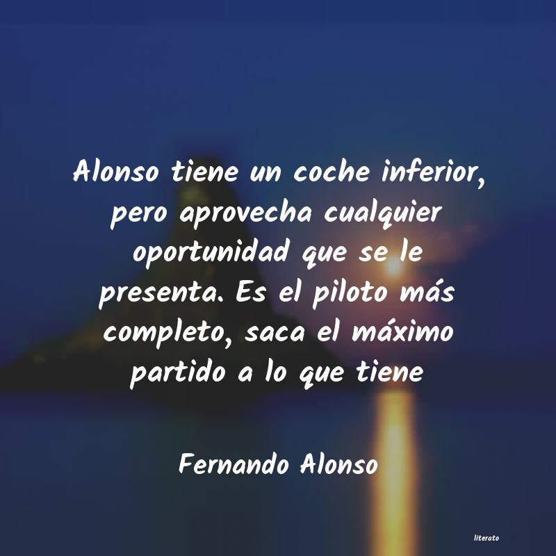 Frases de Fernando Alonso