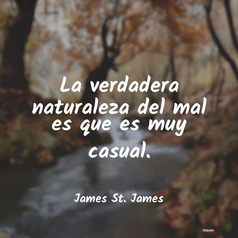 Frases de James St. James