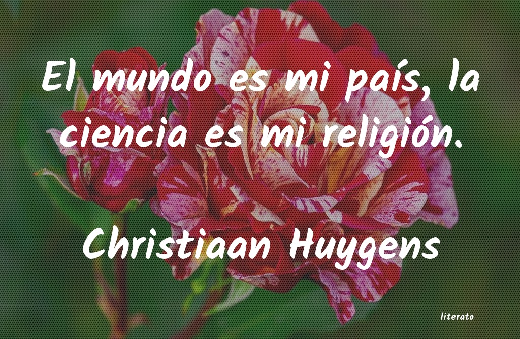 frases de Christiaan Huygens