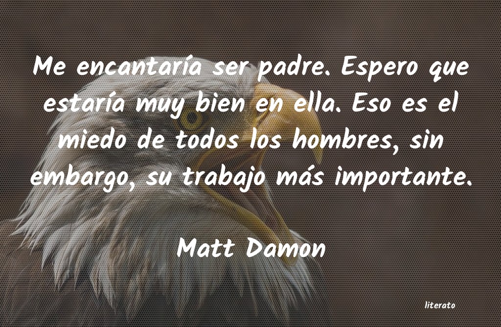 Frases de Matt Damon