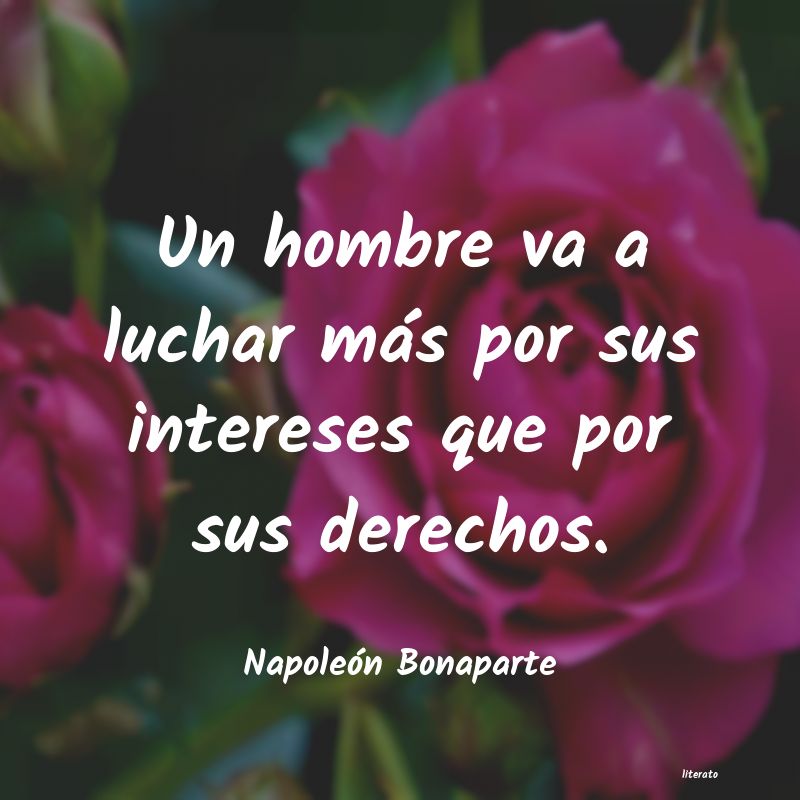frases de Napoleón Bonaparte