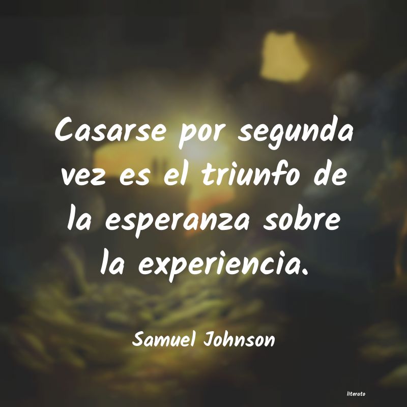 Frases de Samuel Johnson