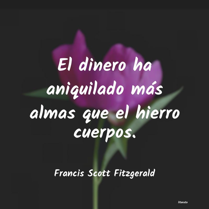 frases de Francis Scott Fitzgerald