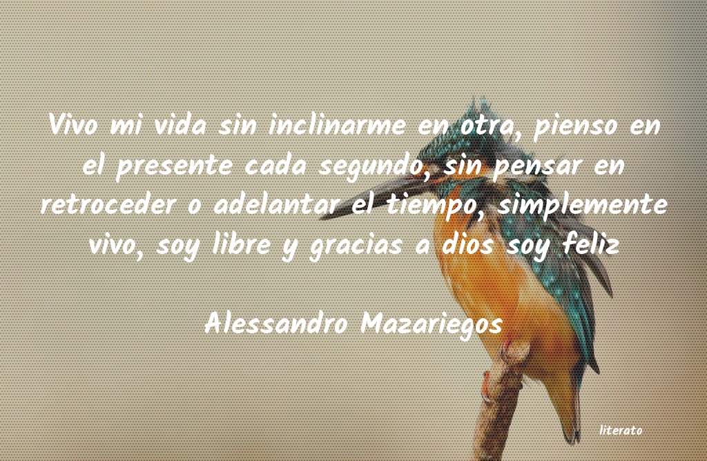 Alessandro Mazariegos: Vivo mi vida sin inclinarme en