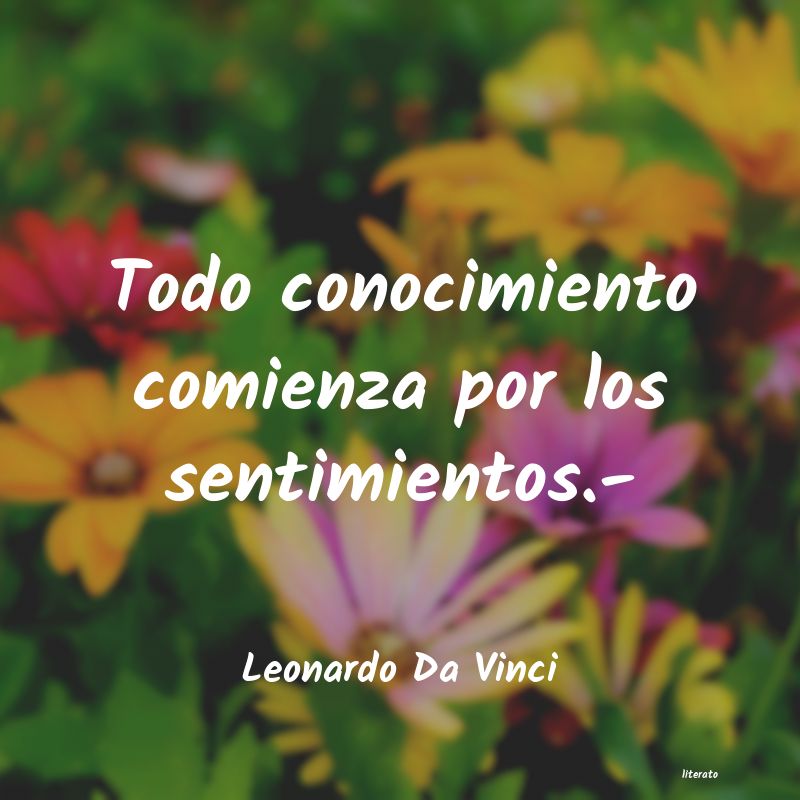 Frases de Leonardo Da Vinci