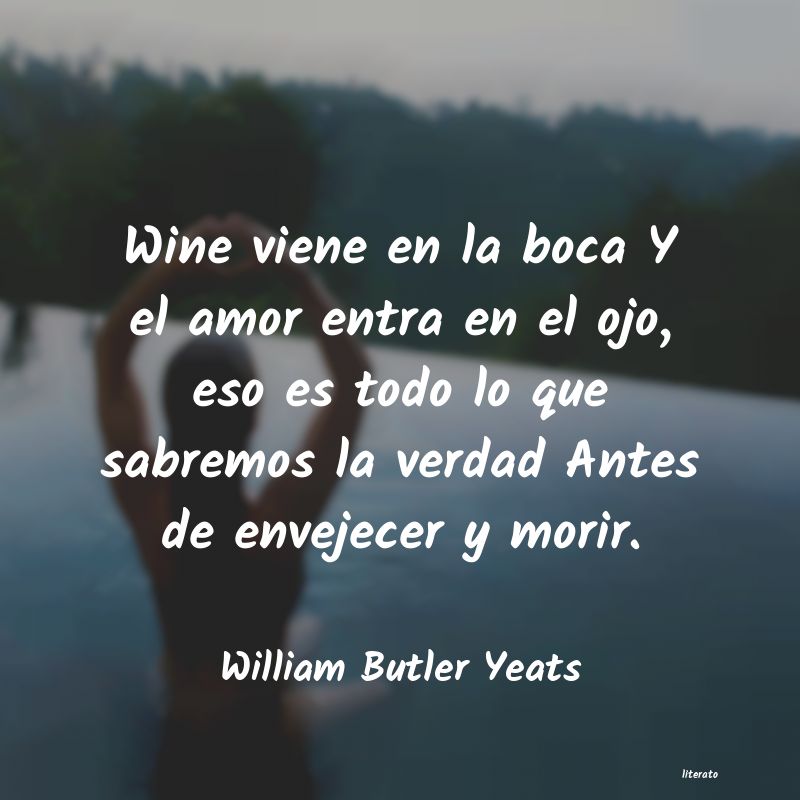frases de William Butler Yeats