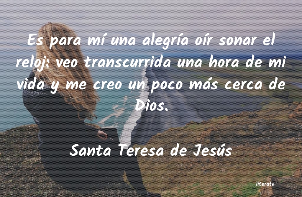 frases de Santa Teresa de JesÃºs