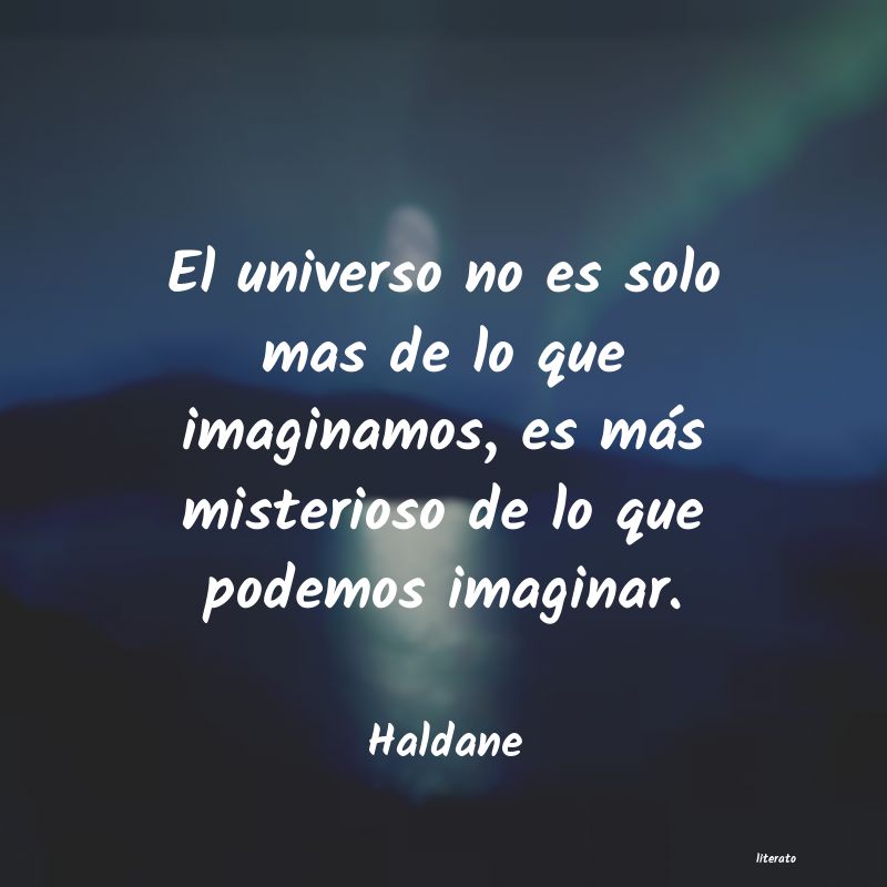 Frases de Haldane