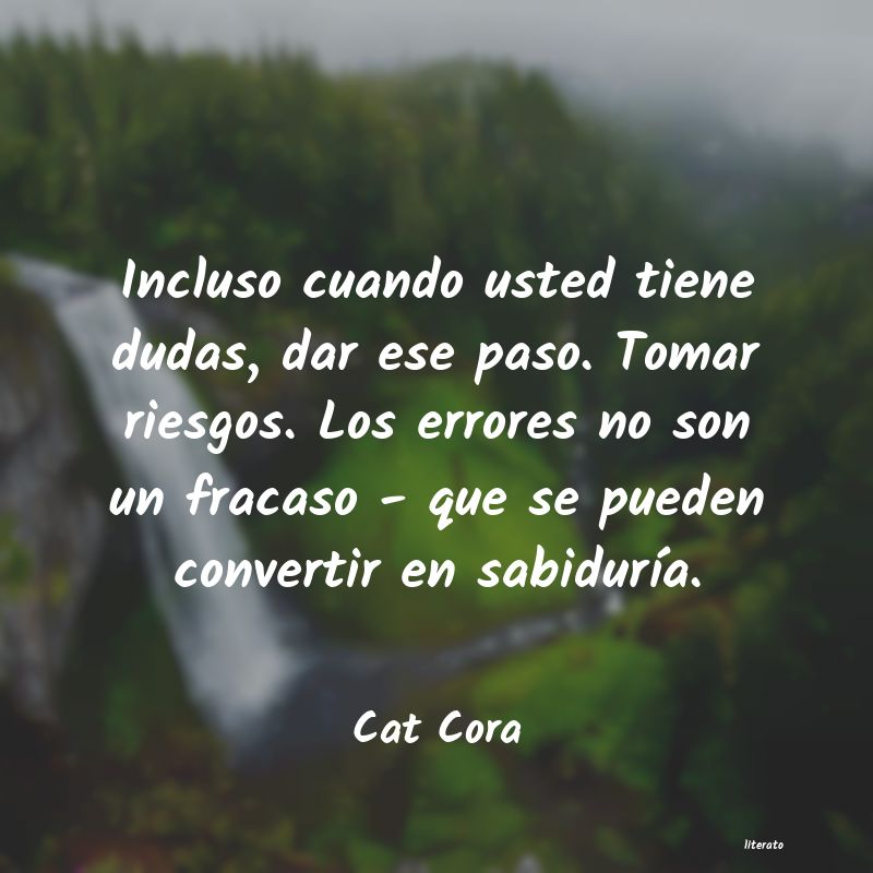 frases de Cat Cora