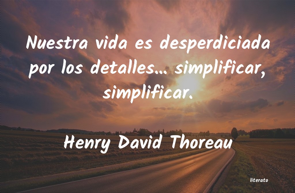 frases de Henry David Thoreau