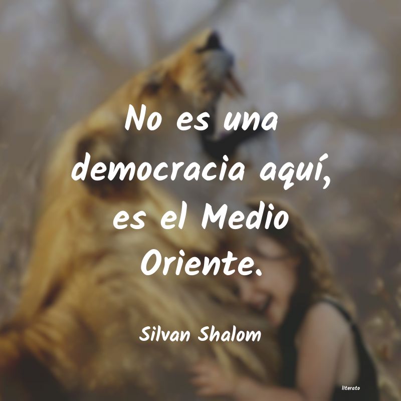 frases de Silvan Shalom