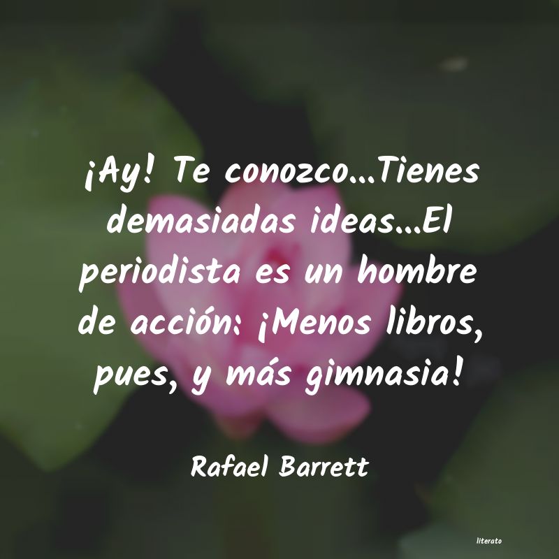 Frases de Rafael Barrett