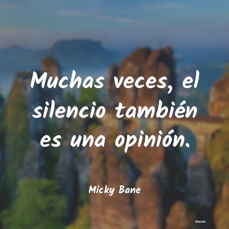 Frases de Micky Bane