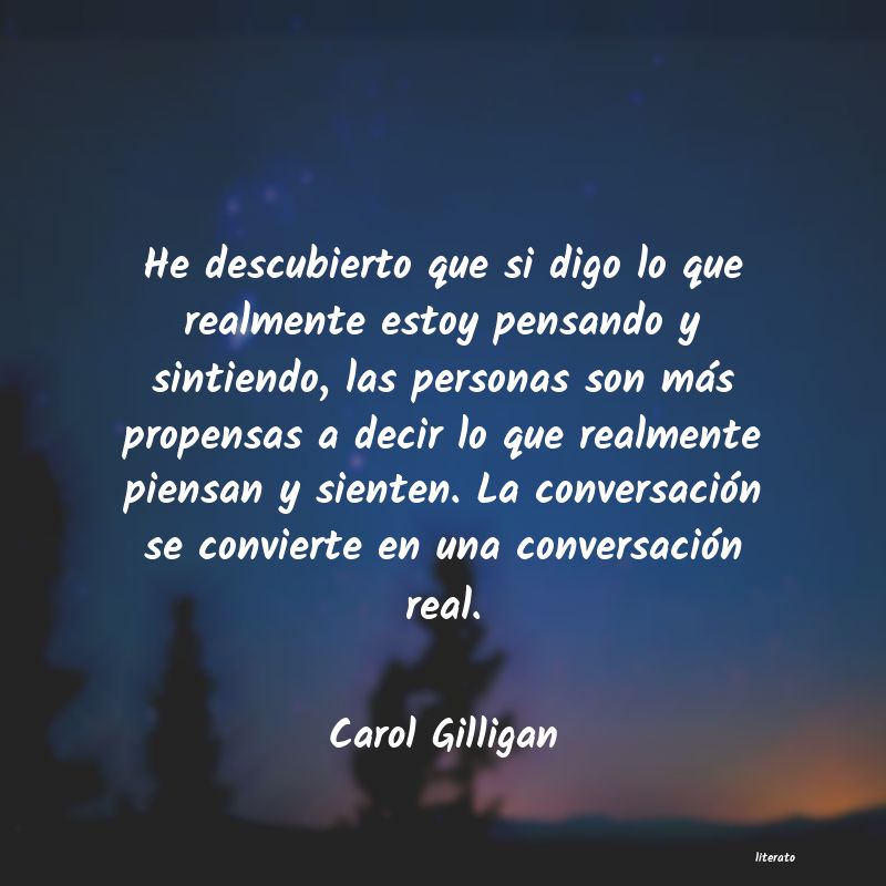 Frases de Carol Gilligan