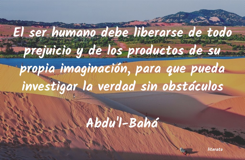 Frases de Abdu'l-Bahá