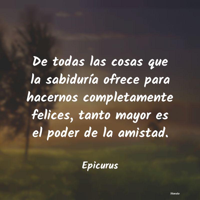 frases de Epicurus