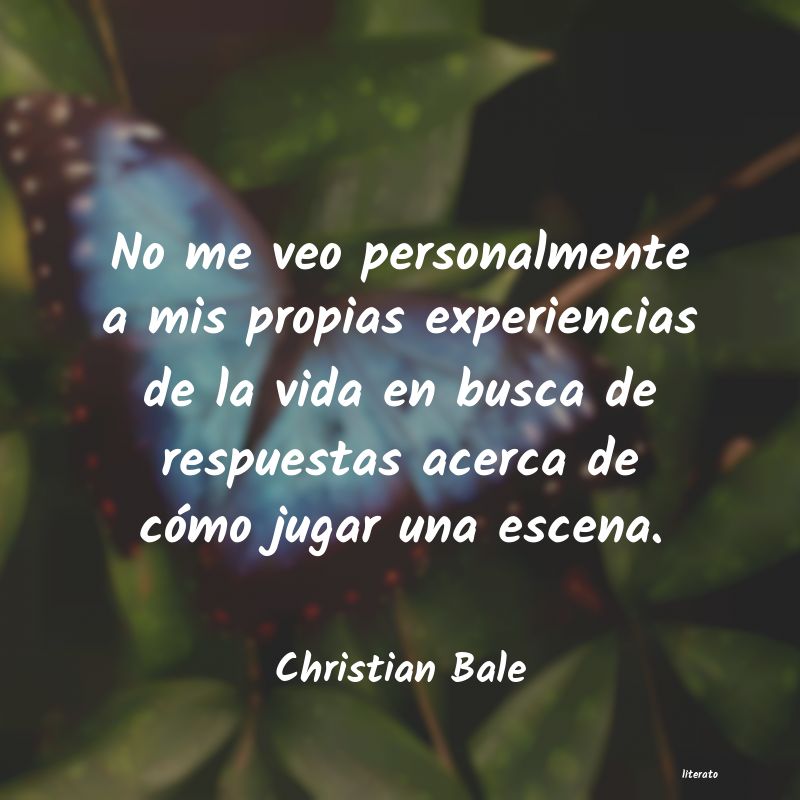 frases de Christian Bale