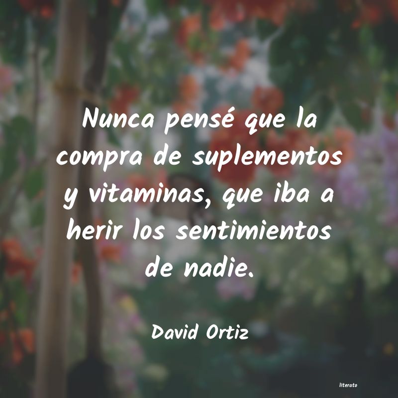 Frases de David Ortiz