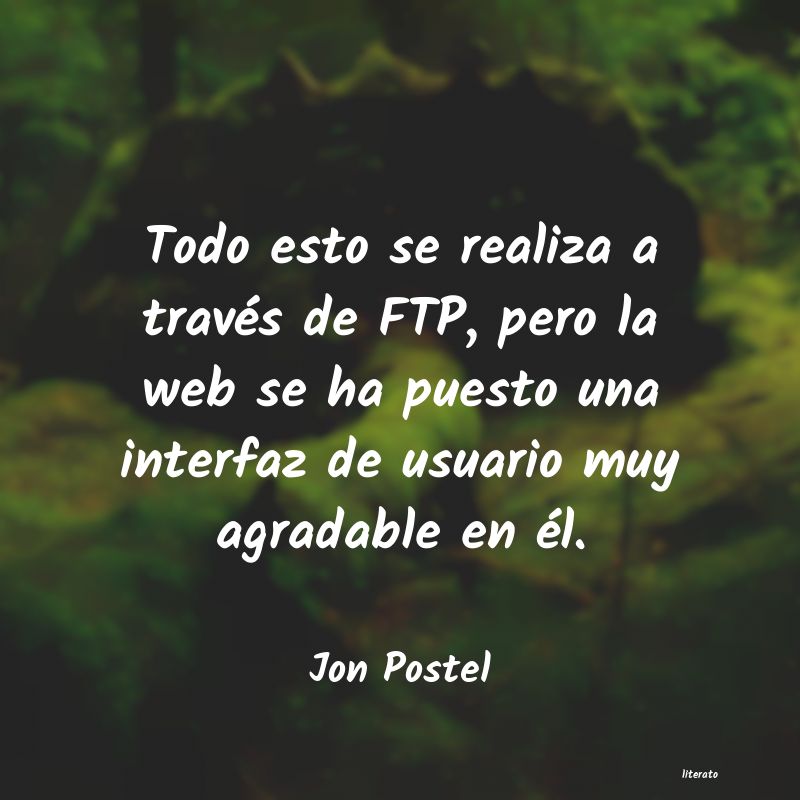 frases de Jon Postel