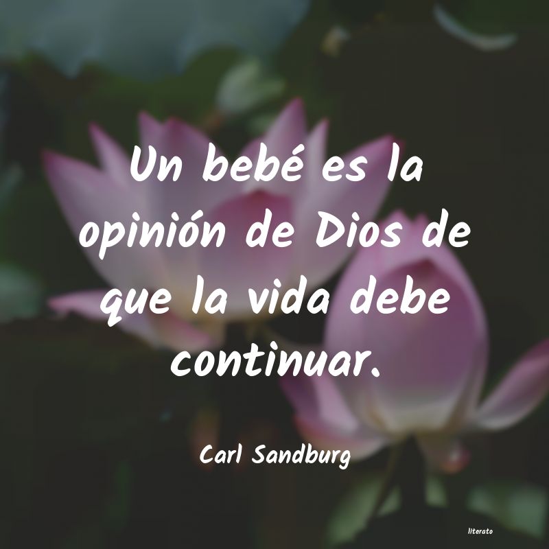 frases de Carl Sandburg